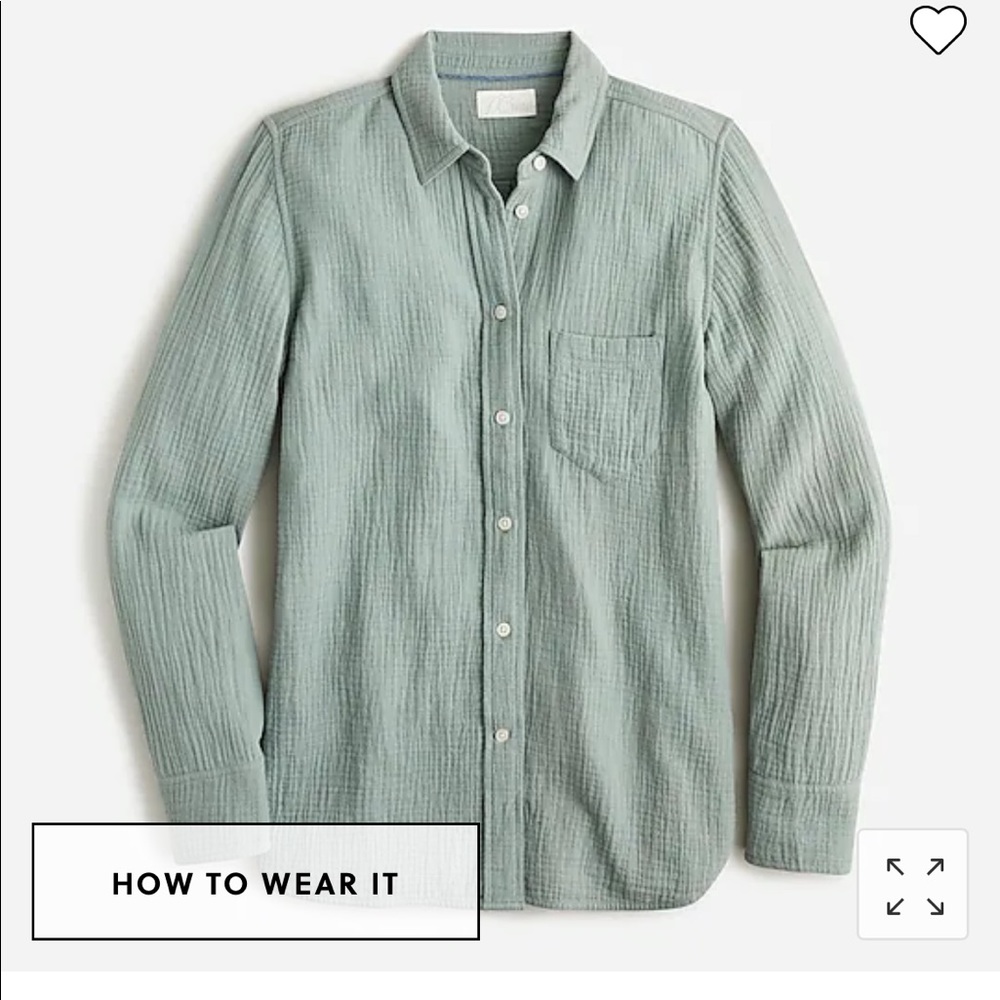 J.Crew Gauze Shirt